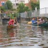 Nach dem dritten Wehr dann doch eine Schleuse